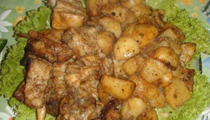 Картошка с фаршем запеченная в духовке - рецепт